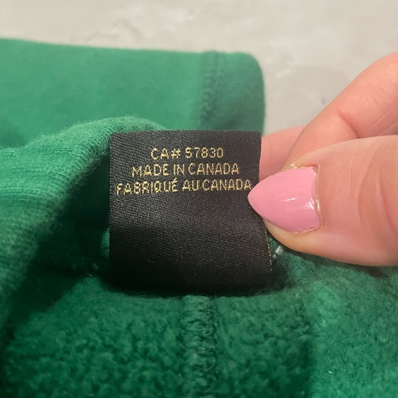 OVO green jogging pants with embroidered Owls patch. Size Medium. - Picture 4 of 7